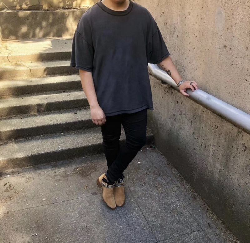 Футболка Askyurself Plain "Grey" фото № 4