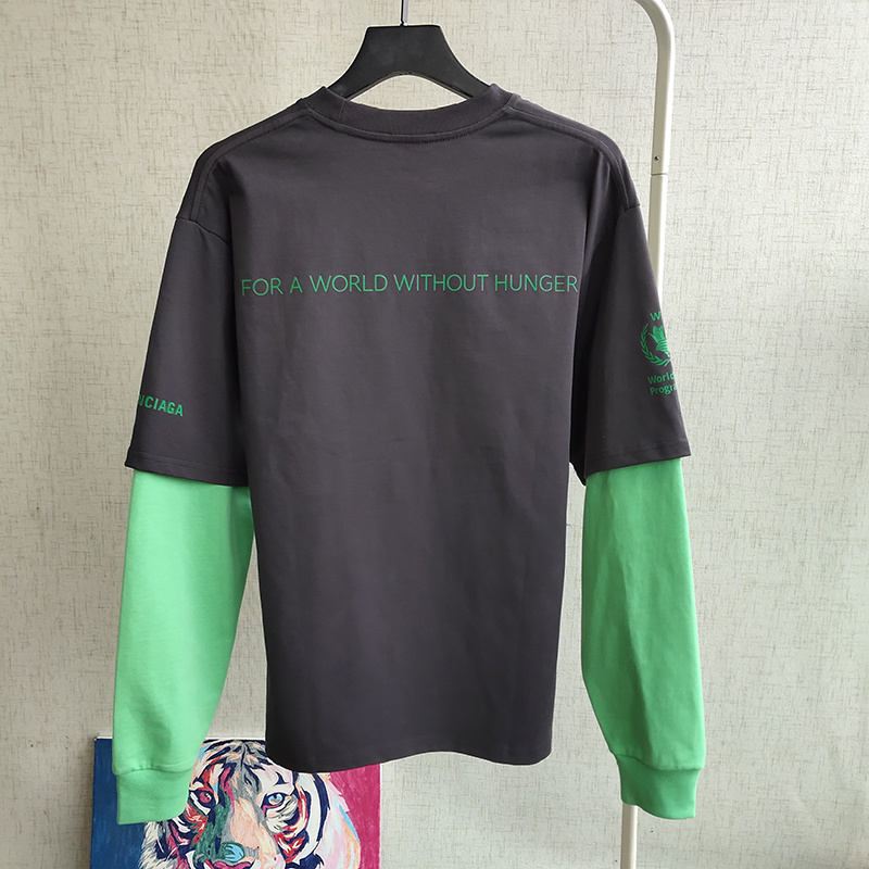 Лонгслив Balenciaga Wheat Wreath Coat of Arms "Green" фото № 2