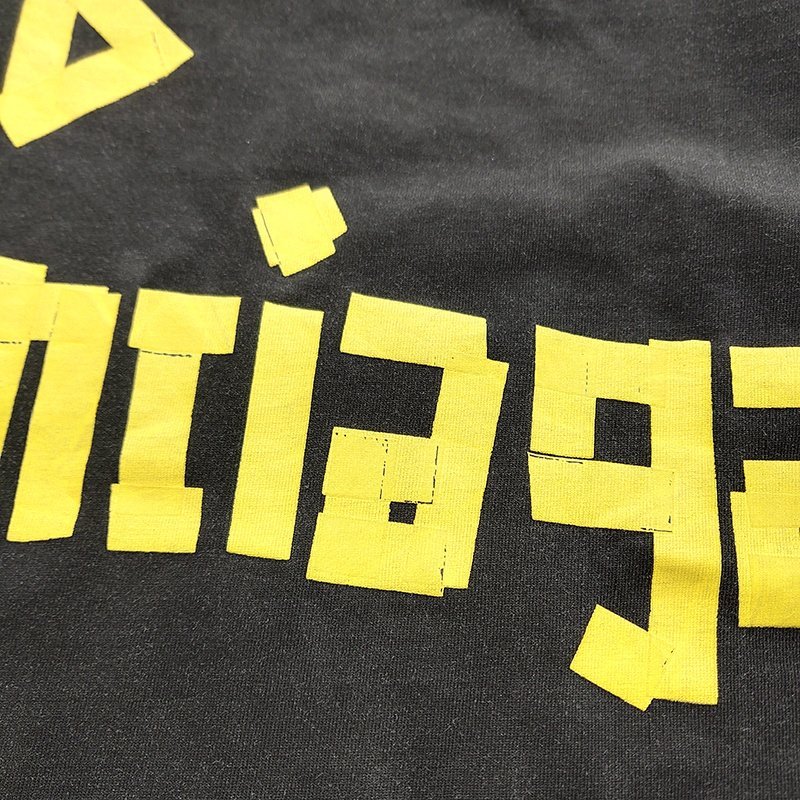 Лонгслив Balenciaga With Yellow Logo "Black" фото № 3