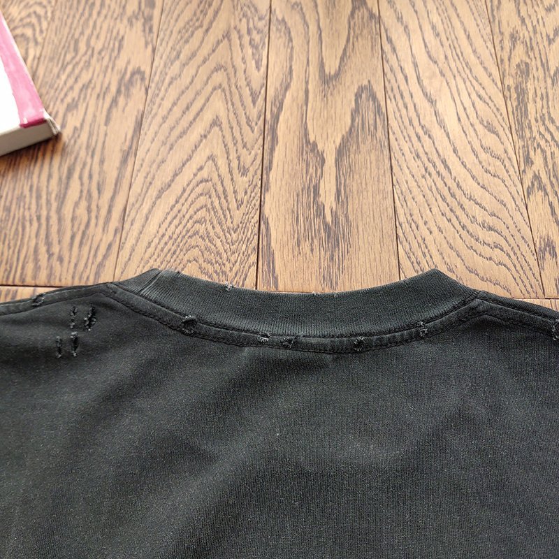 Лонгслив Balenciaga With Yellow Logo "Black" фото № 7