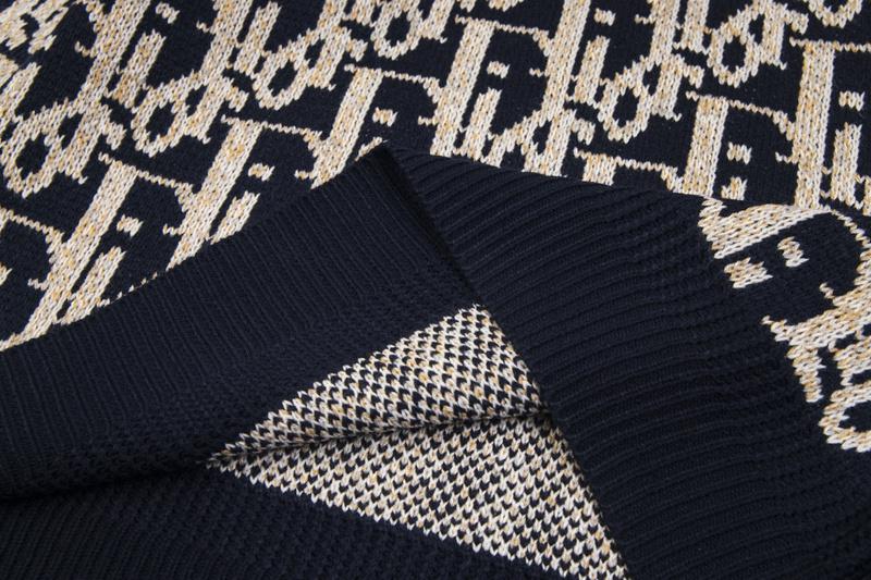 Лонгслив Christian Dior Print Lots Of Dior Logos "Black" фото № 6