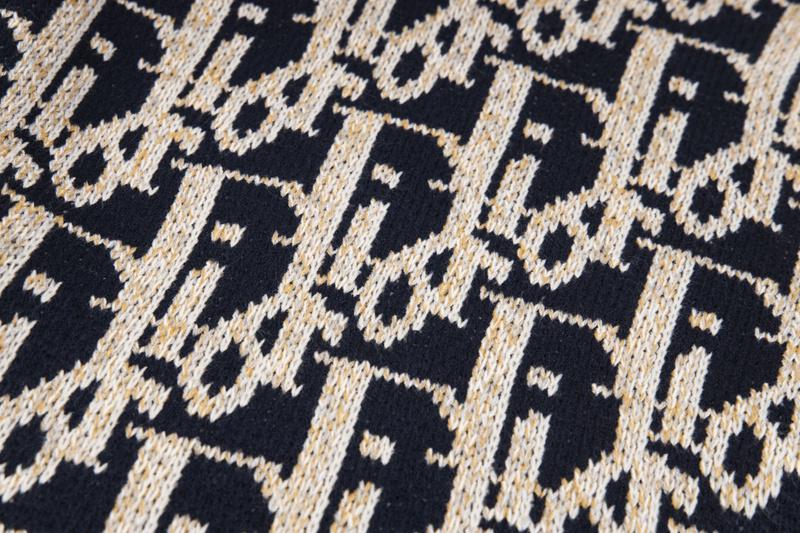 Лонгслив Christian Dior Print Lots Of Dior Logos "Black" фото № 3