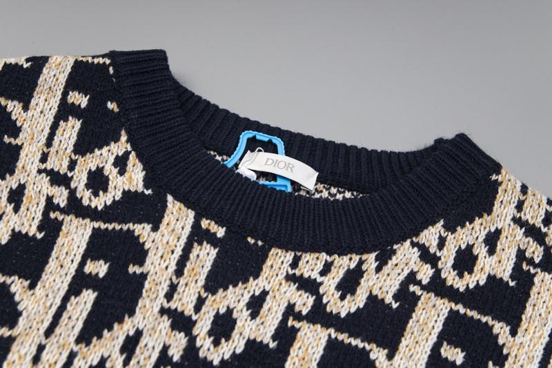 Лонгслив Christian Dior Print Lots Of Dior Logos "Black" фото № 2