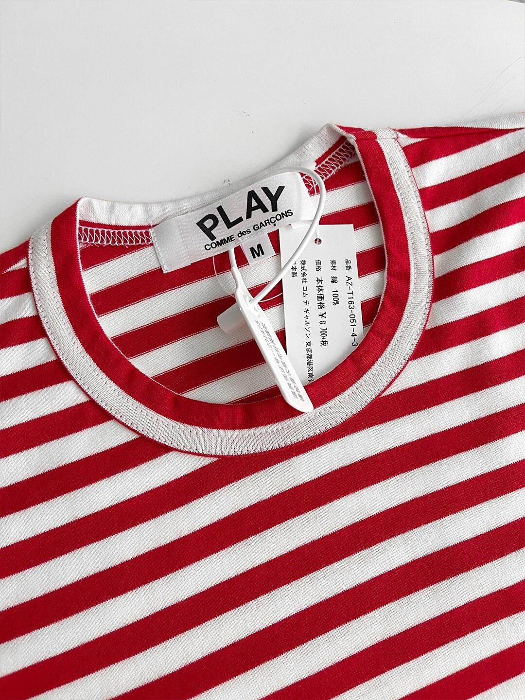 Лонгслив Comme des Garçons Play Monotone "Red" фото № 3