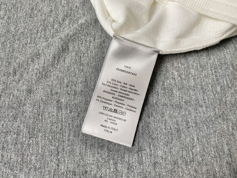 Лонгслив Dior A Letter In The Form Of A Rose "White" фото № 6