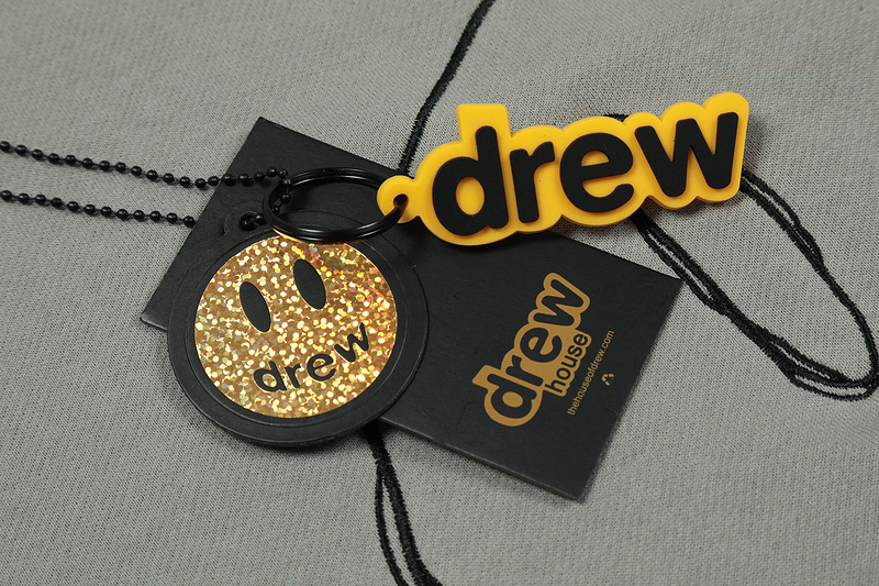 Лонгслив Drew House Big Smiley Face "Gray" фото № 2