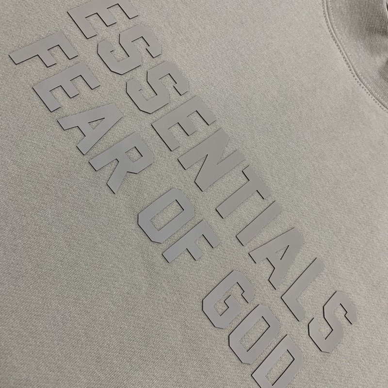 Лонгслив Fear Of God Text Logo "Beige" фото № 5