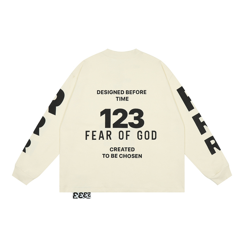 Лонгслив Fear Of God X Rrr123 Witnessing "White" фото № 2