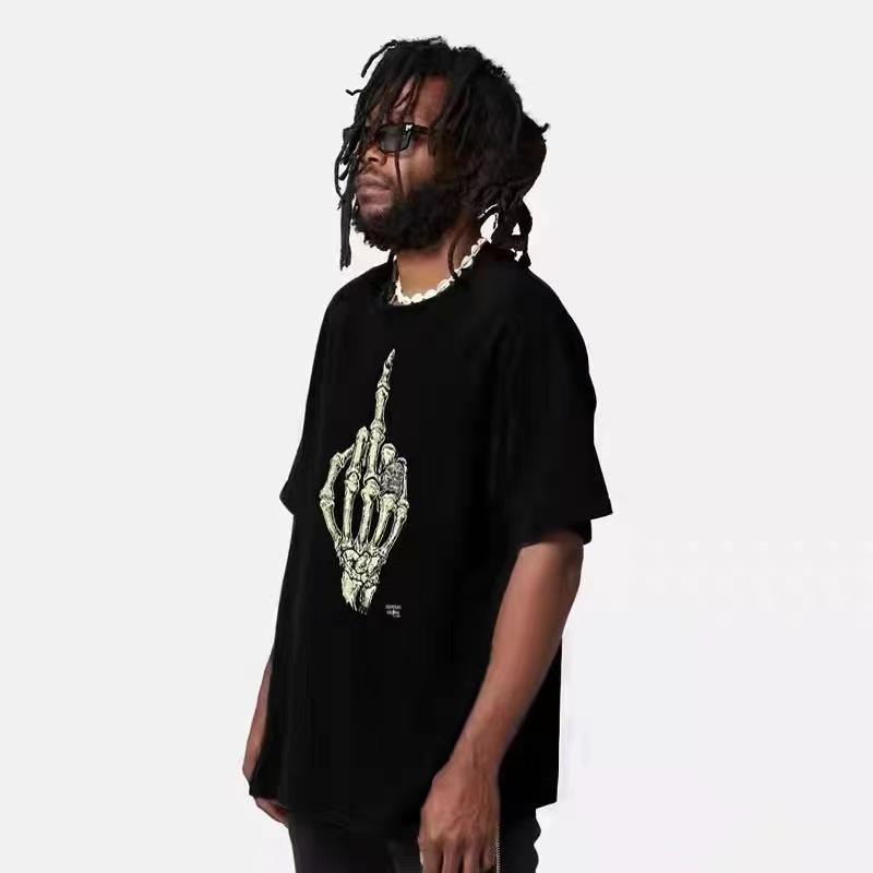 Футболка Gallery Dept Skeleton "Black" фото № 8