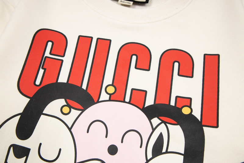 Лонгслив Gucci Friends Print "Cream" фото № 3