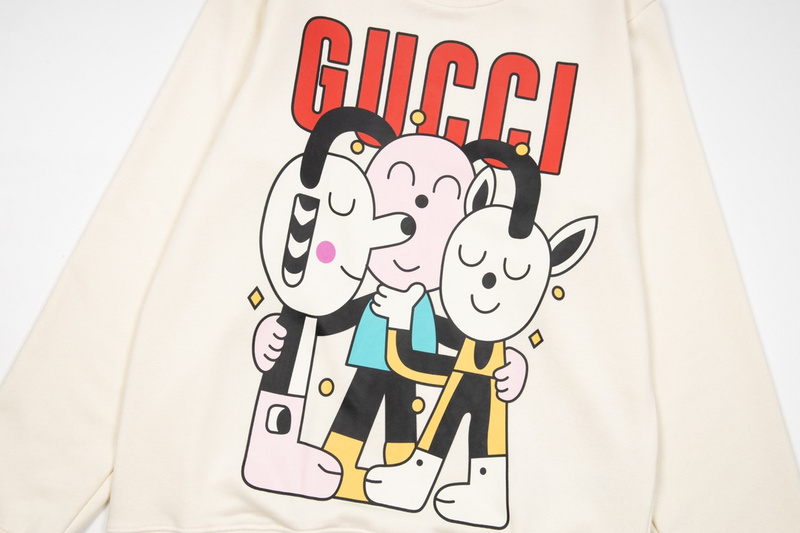 Лонгслив Gucci Friends Print "Cream" фото № 4