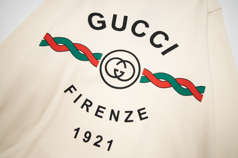 Лонгслив Gucci Firenze 1921 Logo "White" фото № 2