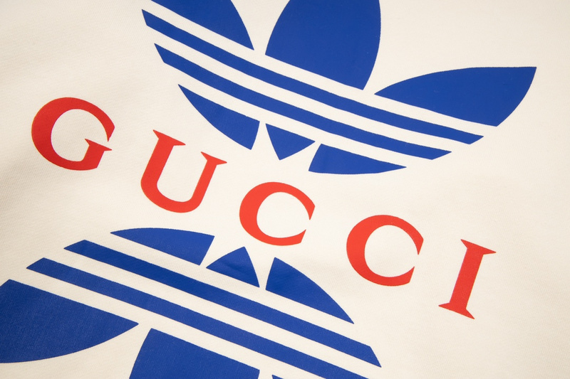 Лонгслив Gucci Two Large Halves Of Adidas "White" фото № 3