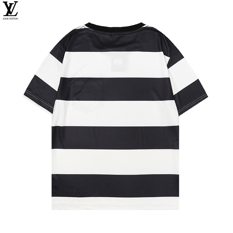 Футболка Louis Vuitton Striped "White/Black" фото № 2
