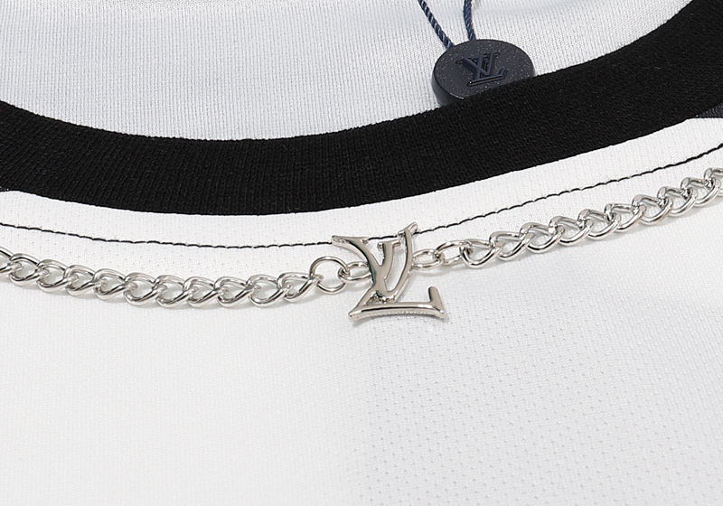 Футболка Louis Vuitton Striped "White/Black" фото № 7