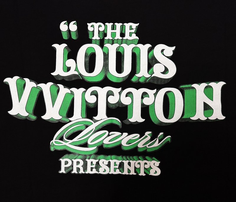 Лонгслив Louis Vuitton Lover Presents "Black" фото № 3