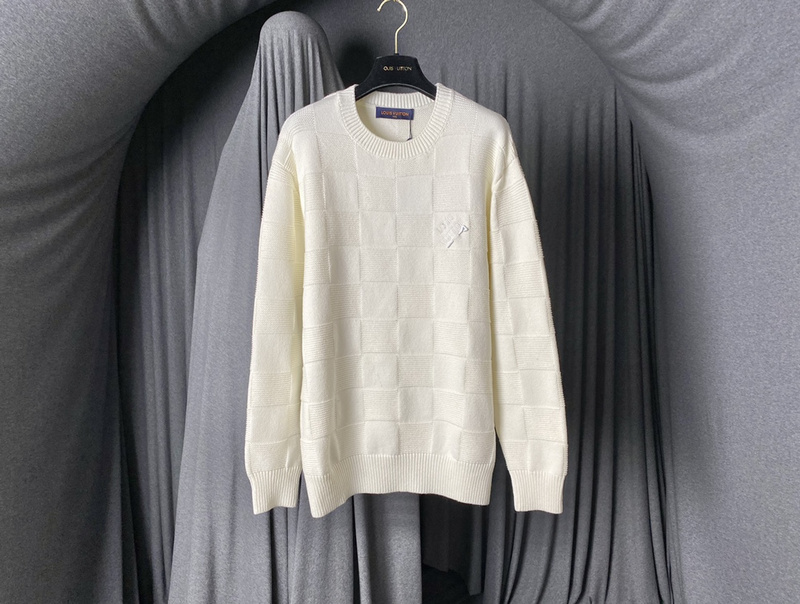 Лонгслив Louis Vuitton Chess Style "White" фото № 5