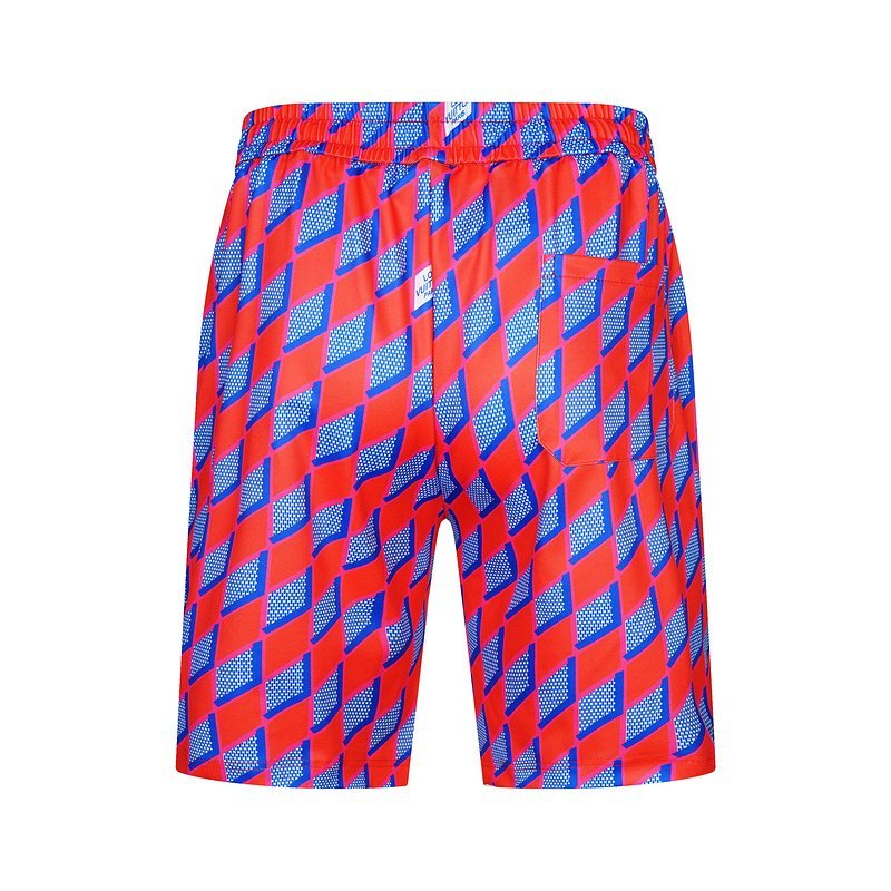 Шорты Louis Vuitton Rombs And Animal Print "Red" фото № 2