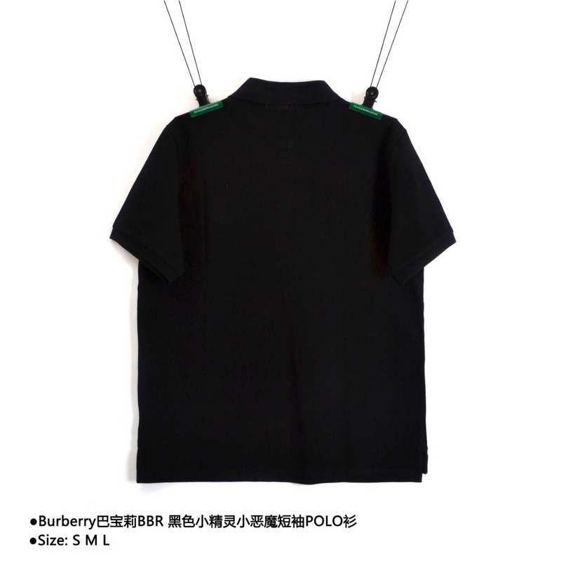 Поло Burberry Swincroft "Black" фото № 3