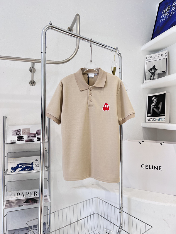 Поло Burberry Small Logo "Beige" фото № 7