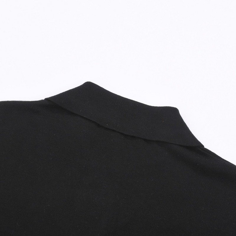 Поло Burberry Printed Logo Letters "Black" фото № 2