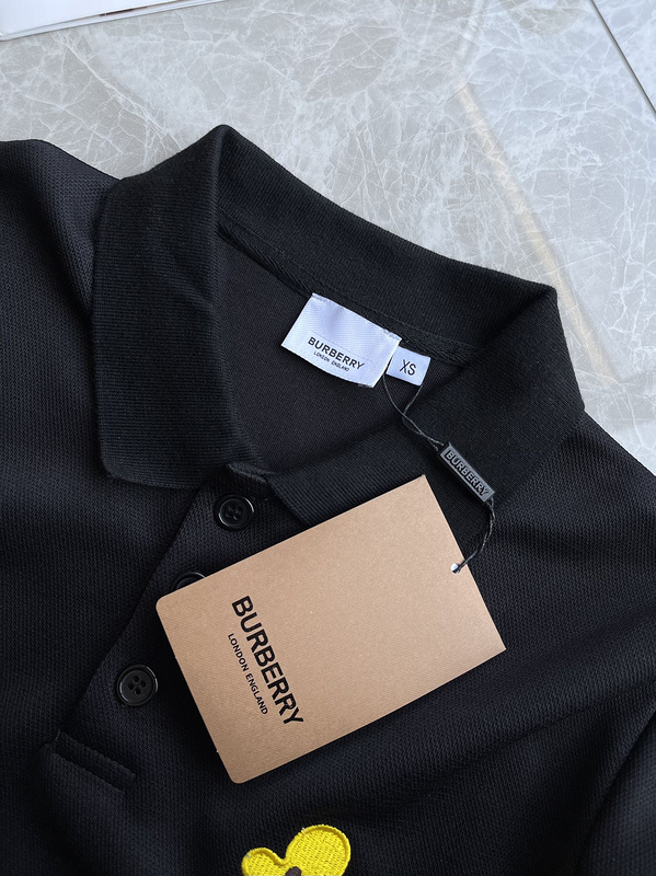 Поло Burberry Merry Drop "Black" фото № 6