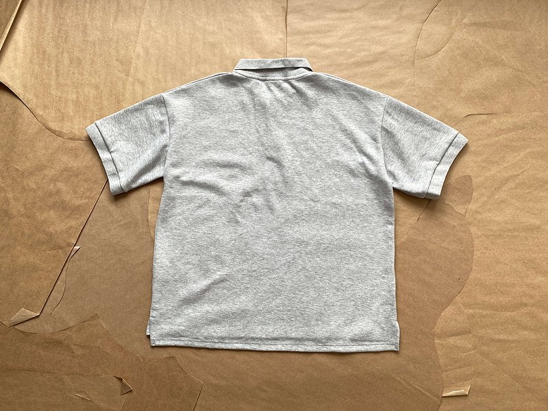 Поло Carhartt With White Text Logo "Gray" фото № 2