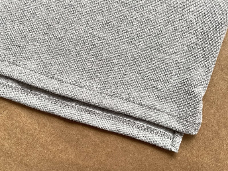 Поло Carhartt With White Text Logo "Gray" фото № 5