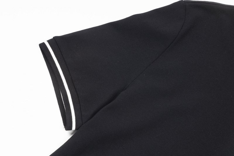 Поло Dior With Bee Embroidery "Black" фото № 7