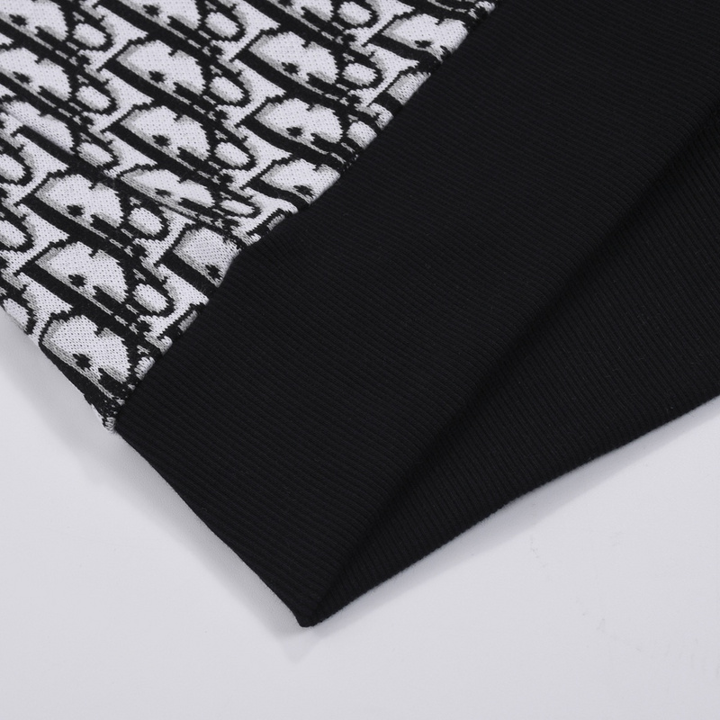 Поло Dior Brand Print "Black/White" фото № 5