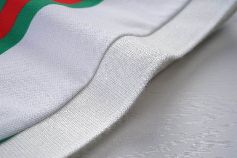 Поло Gucci Striped - Brand Print "White" фото № 5