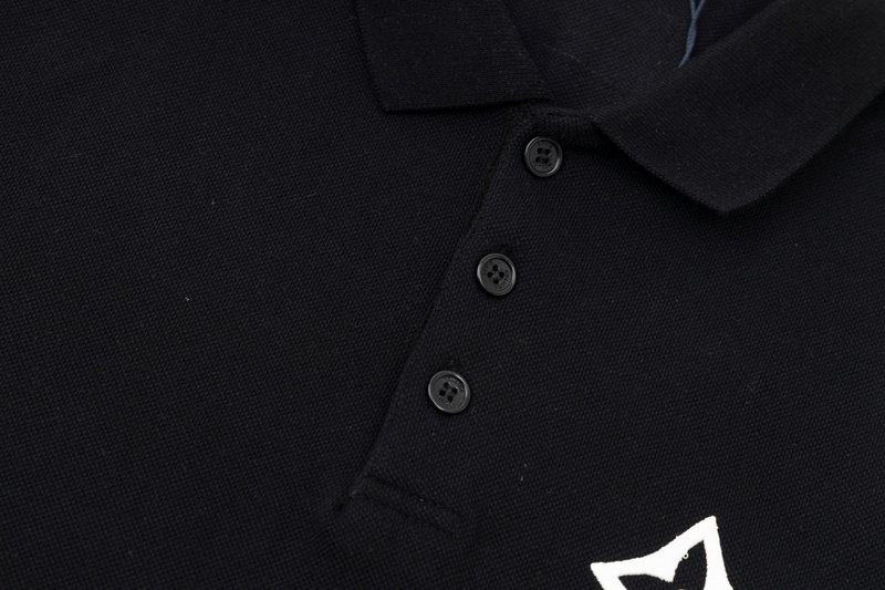 Поло Louis Vuitton With An Inscription-Logo On The Sleeve "Black" фото № 7