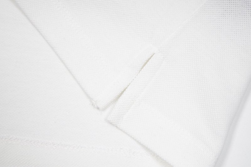 Поло Prada With Leather Logo Patch "White" фото № 6