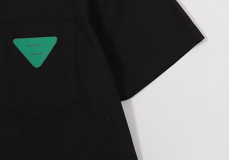 Рубашка Bottega Veneta With Triangle "Black" фото № 3
