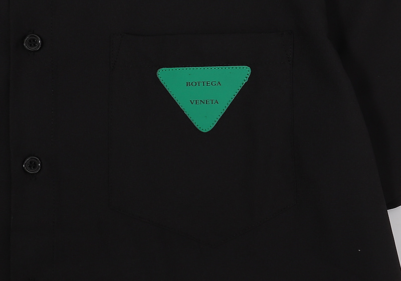 Рубашка Bottega Veneta With Triangle "Black" фото № 6