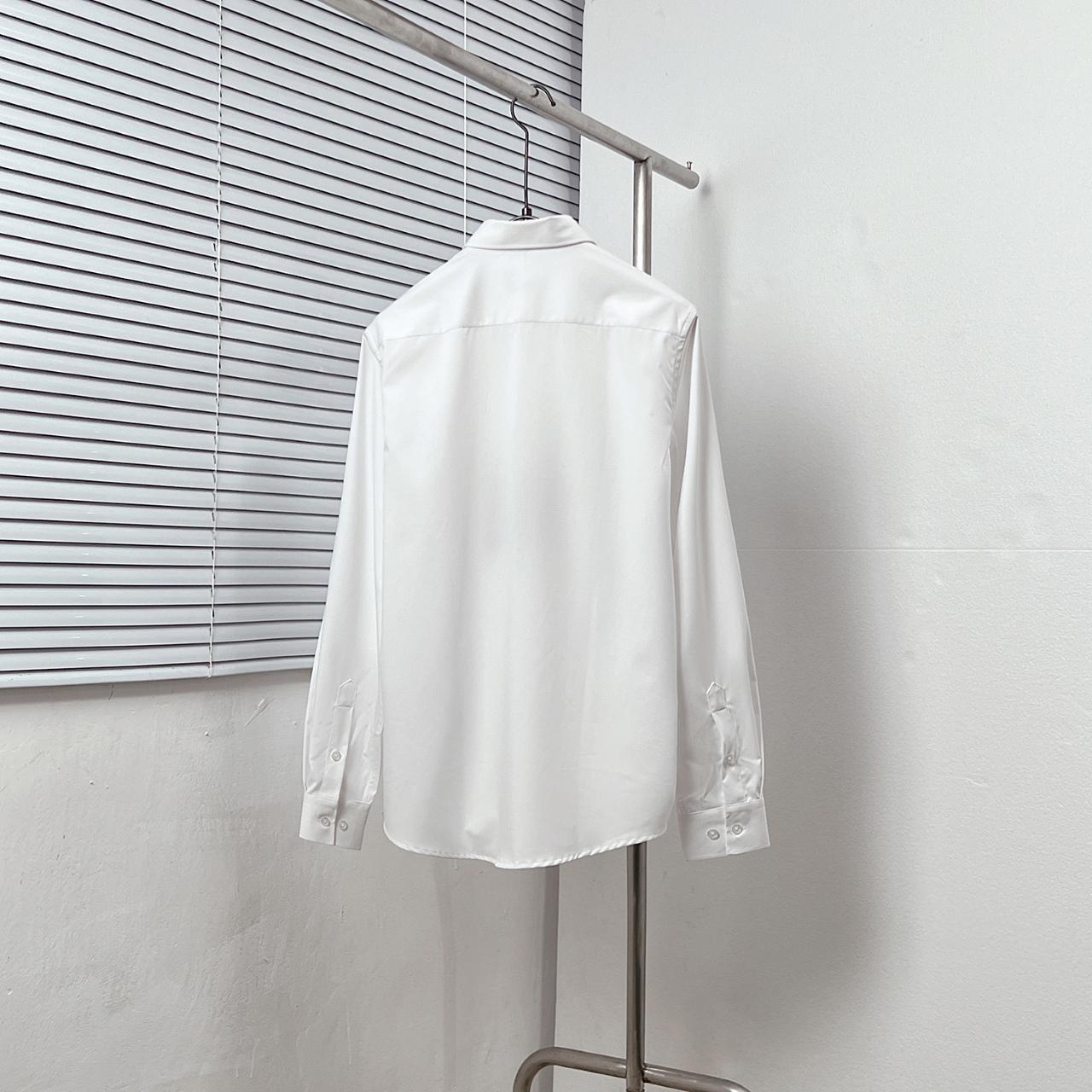 Рубашка Burberry Frontside Print Small Blue Warrior On The Horse "White" фото № 2