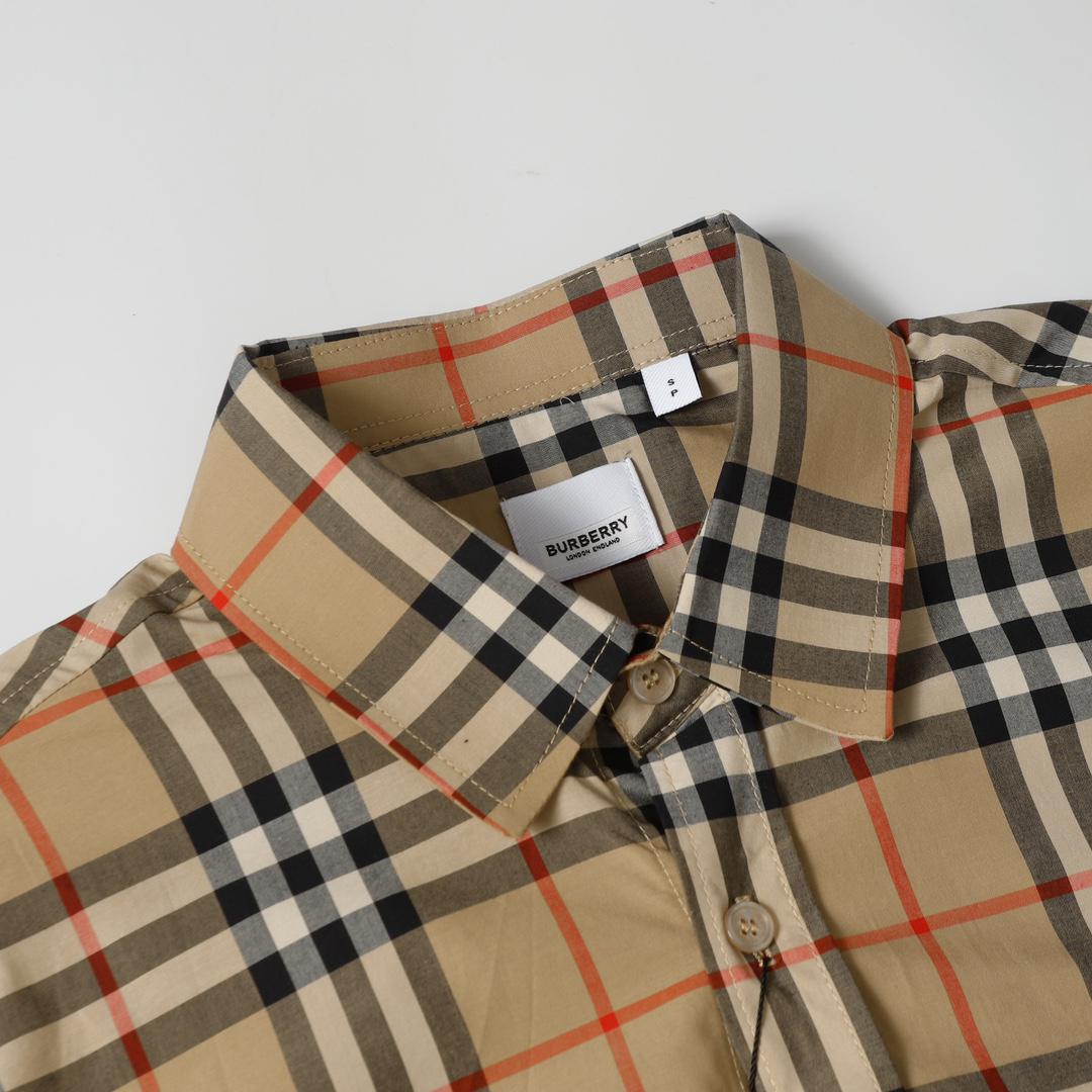 Рубашка Burberry London England "Brown" фото № 4