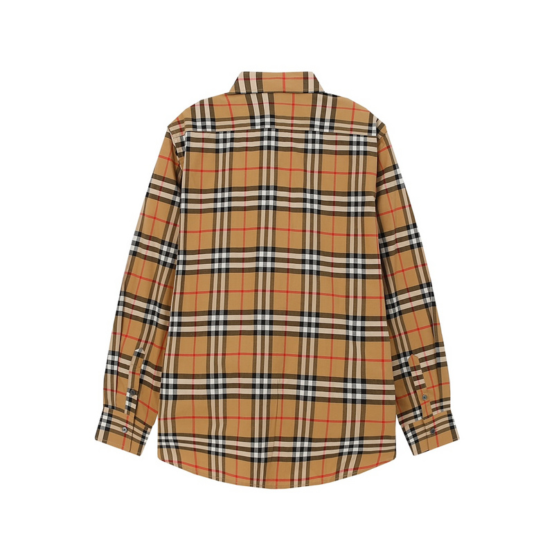 Рубашка Burberry Checkered Style "Brown" фото № 6