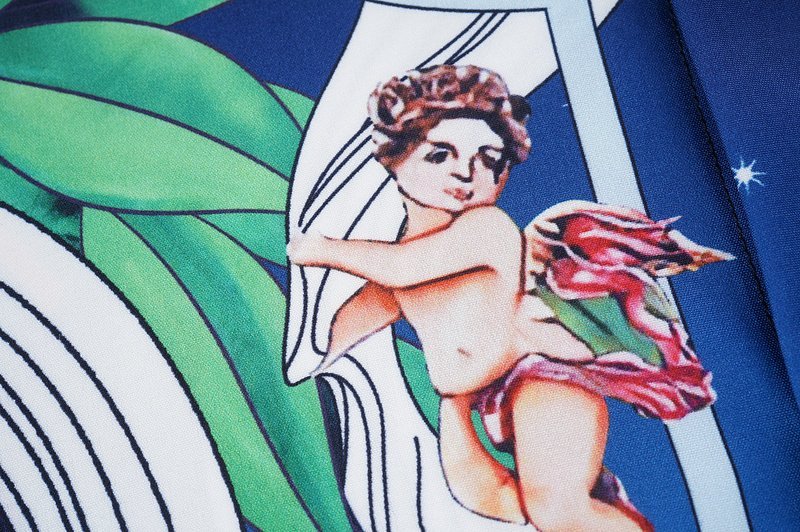 Рубашка Casablanca Window With A View Of The Villa "Blue" фото № 3