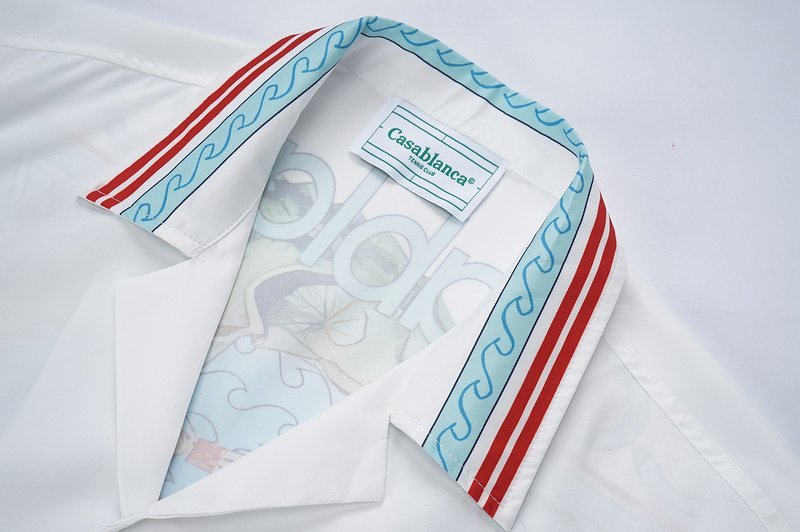 Рубашка Casablanca Fish And Ship Back Print "White" фото № 9