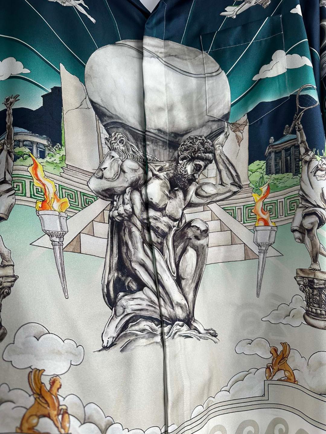 Рубашка Casablanca Heaven Gray Heavy Stone "Blue" фото № 2