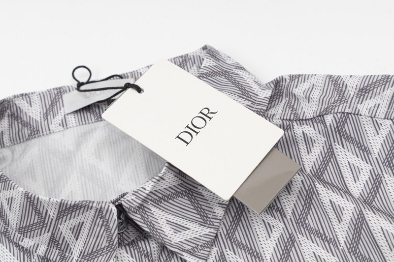 Рубашка Christian Dior Stylish Print "Gray/White" фото № 6