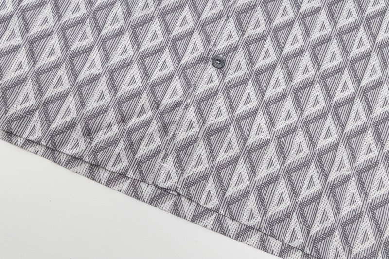 Рубашка Christian Dior Stylish Print "Gray/White" фото № 8