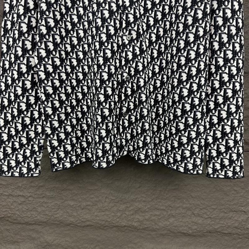 Рубашка Christian Dior Print Of Many Logos "Black" фото № 4