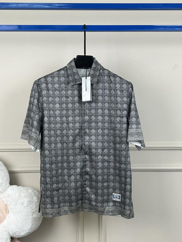 Рубашка Christian Dior Many Rombes Print "Gray" фото № 2