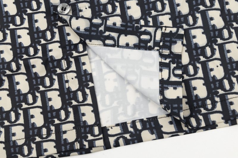 Рубашка Christian Dior With Logo "White/Black" фото № 2