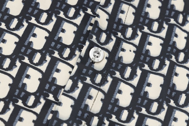 Рубашка Christian Dior With Logo "White/Black" фото № 4