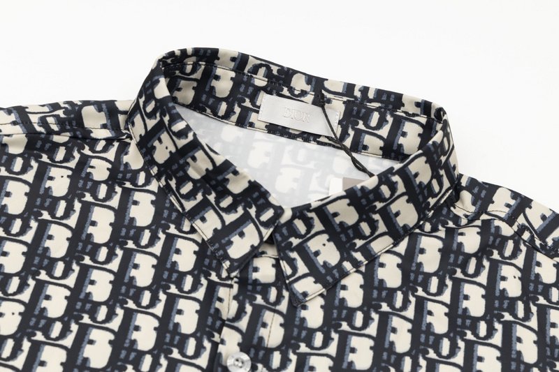 Рубашка Christian Dior With Logo "White/Black" фото № 6