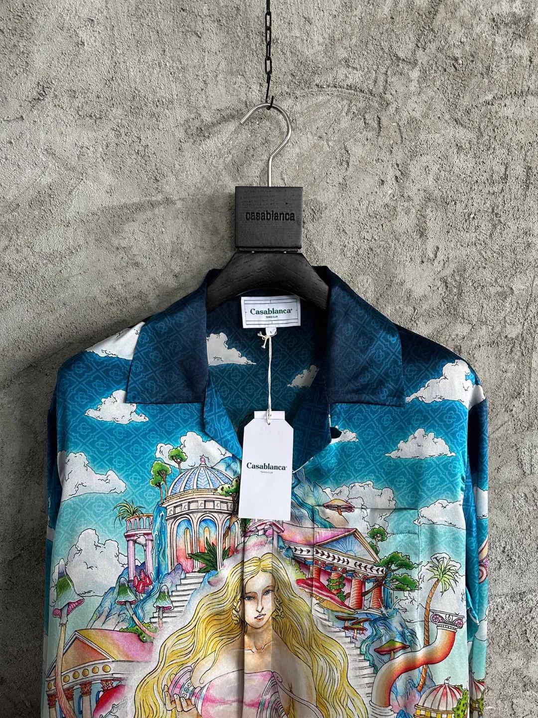 Рубашка Casablanca Greece Goddess Vases "Blue" фото № 2