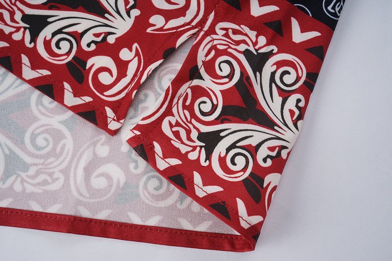 Рубашка Dolce Gabbana Decorated Front Pocket And Colorful Side Ornament "Black" фото № 7